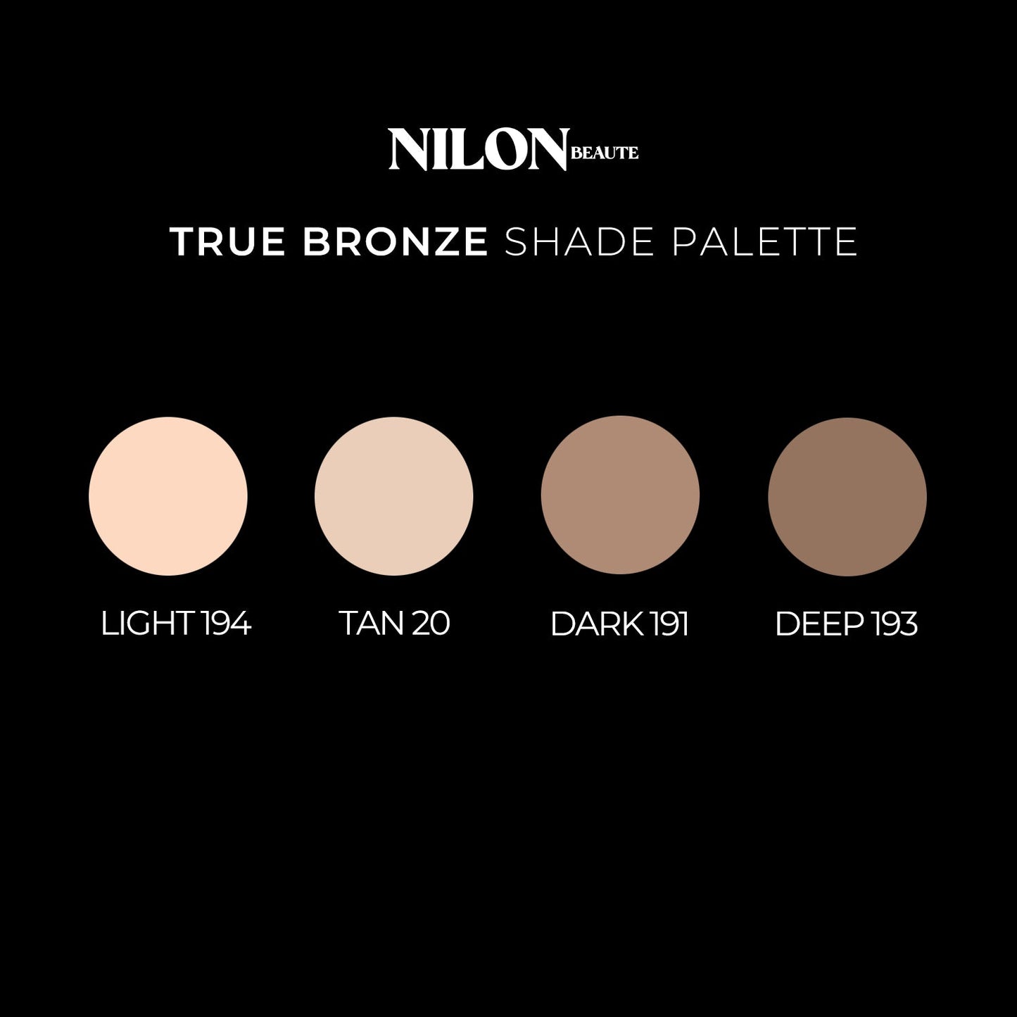 Nilon Beauté True Bronze Bronzing Powder | Shade Deep 193