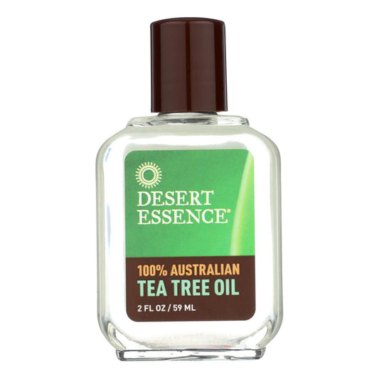 Desert Essence 100% Pure Australian Tea Tree Oil – Organic | Antiseptic | 2 oz