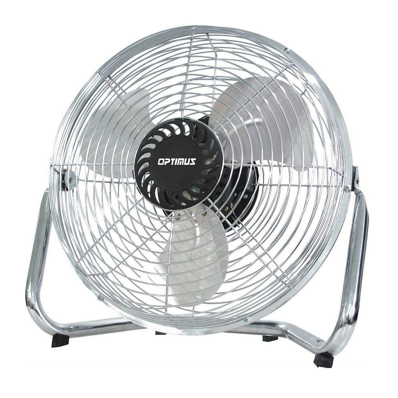 Optimus 9" Industrial High Velocity Fan – 360° Tilt | 2-Speed | Silver