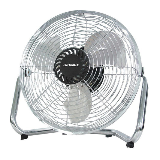 Optimus 9" Industrial High Velocity Fan – 360° Tilt | 2-Speed | Silver