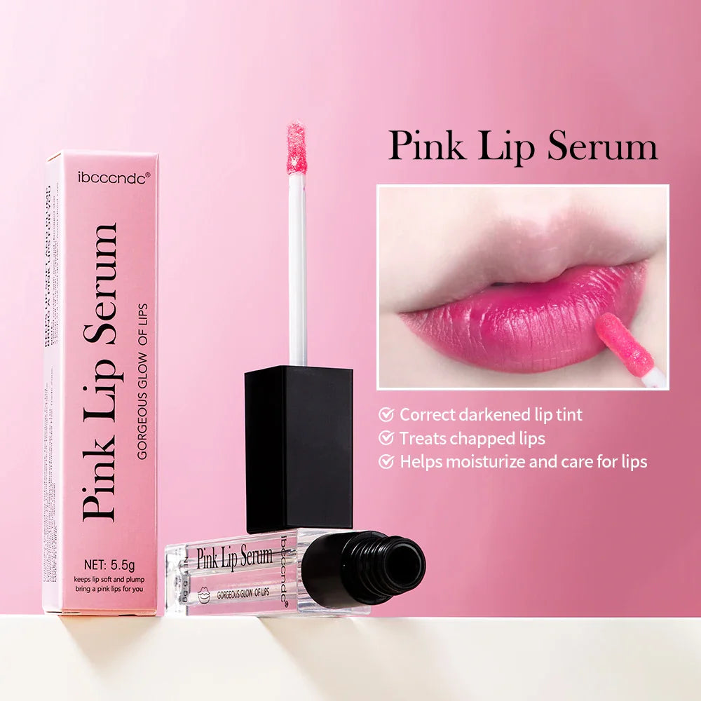 Luscious Pink Lip Plumper Serum | Volumizing & Hydrating Lip Balm