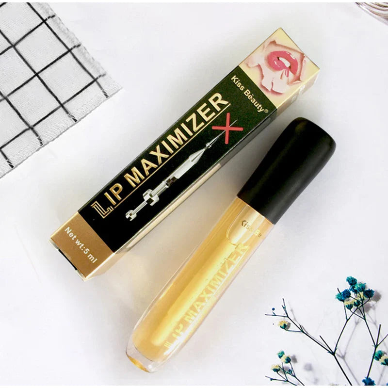 Kiss Beauty Luxe Volumising Lip Plumper Serum | Hydrating Lip Oil Gloss