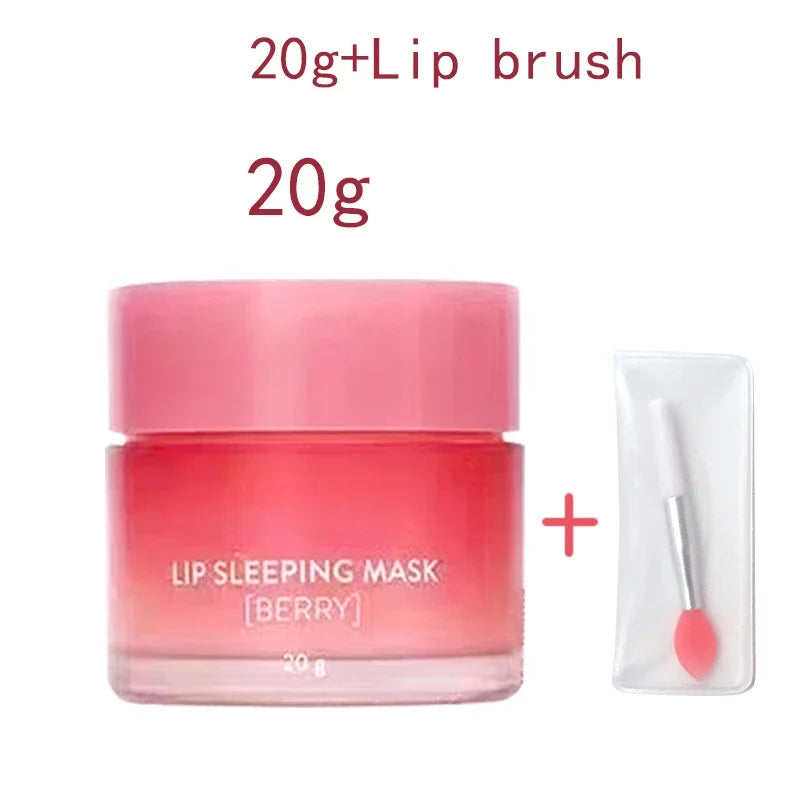 Korea Lip Sleep Mask – Overnight Moisturizing & Brightening Lip Treatment with Red Pomegranate & Witch Hazel