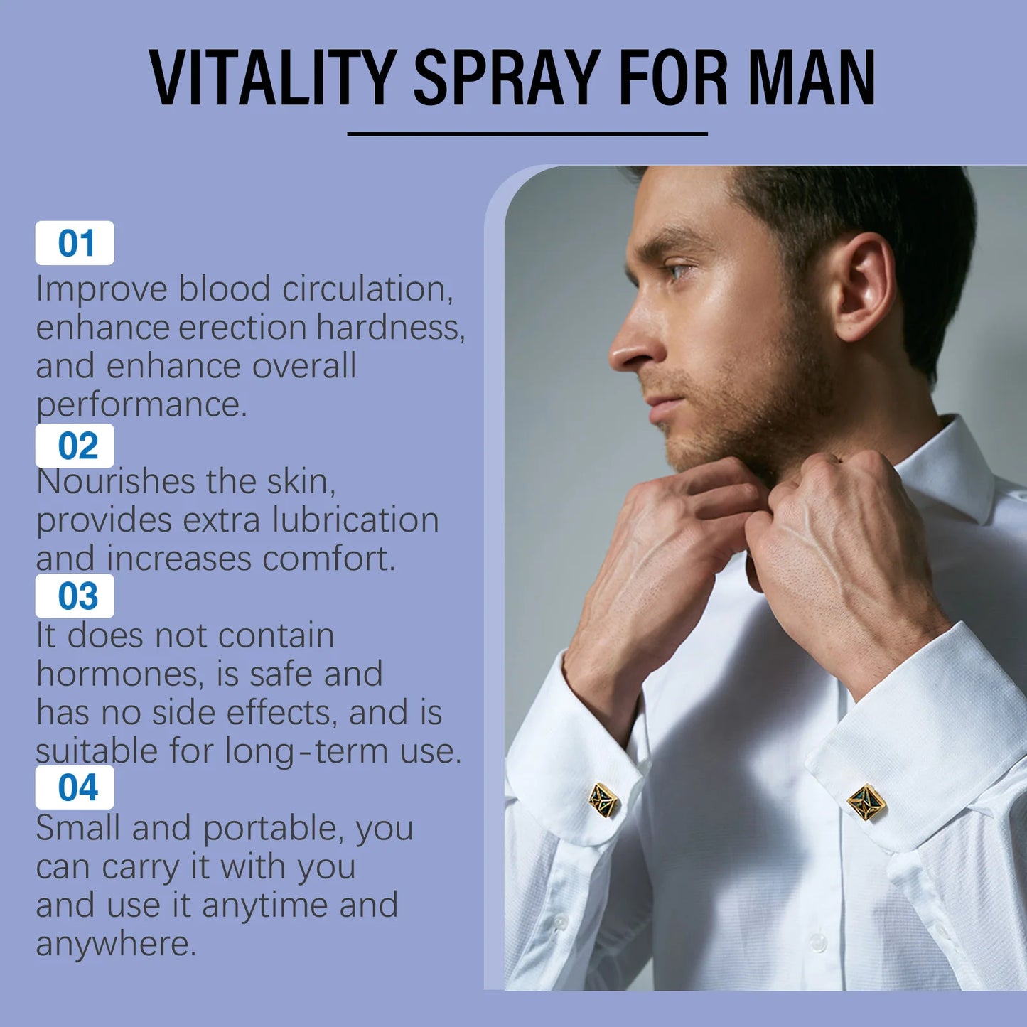 South Moon Men's Intimate Vitality Spray – Confidence & Stamina Enhancer 5ml