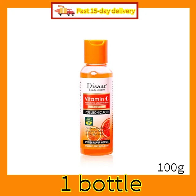 PWYUMAN Yellow Peeling Lotion – Exfoliating & Brightening Body Scrub with Vitamin C & Hyaluronic Acid 100ml