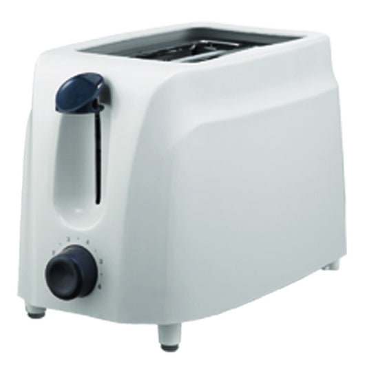 Brentwood 2-Slice Cool Touch Toaster – 6 Shade Settings | White