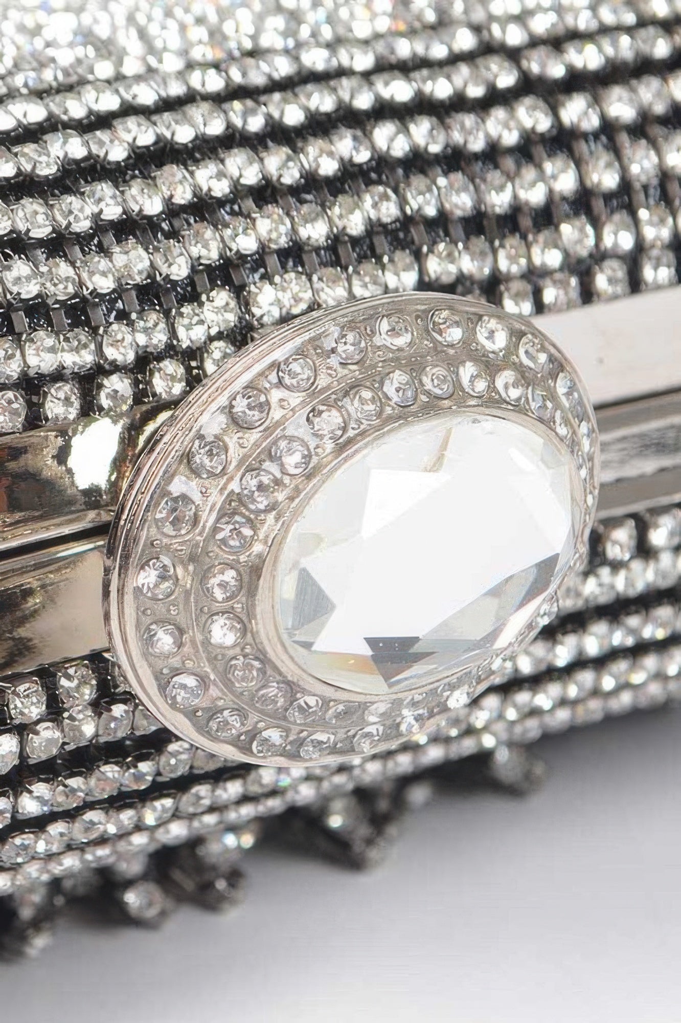 BYMANYC® New York Chelsea Rhinestone Fringe Clutch | Evening Party Bag