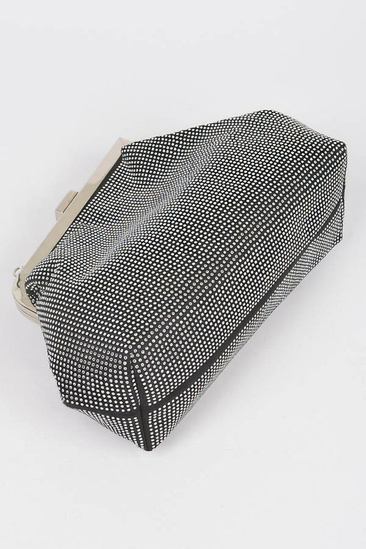 BYMANYC® New York Hell's Kitchen Rhinestone Frame Clutch | Evening Bag