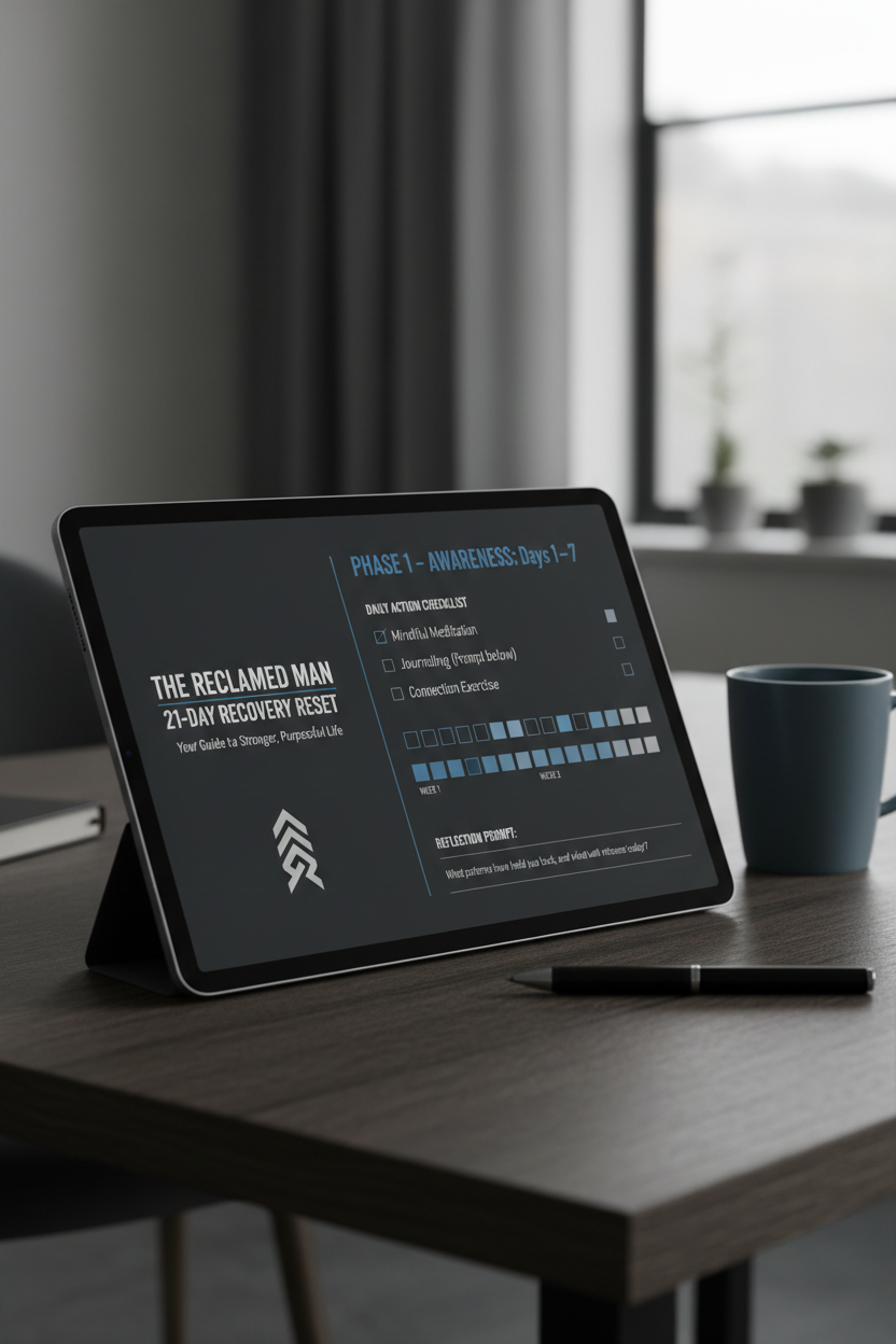 The Reclaimed Man 21-Day Recovery Reset interior program preview